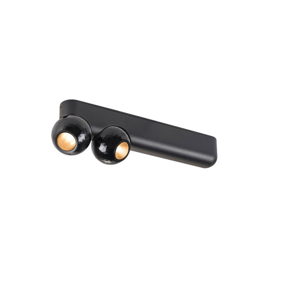 SLV 1010308 DYSKO, CW, Double, Phase, Wand- und Deckenaufbauleuchte, 2700K, 13W, 36°, schwarz