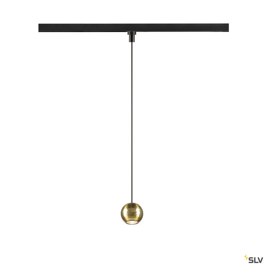 SLV 1010324 DYSKO, 1~ Pendelleuchte, PHASE, Pendellänge 200 cm, 2700K, 36°, schwarz / gold