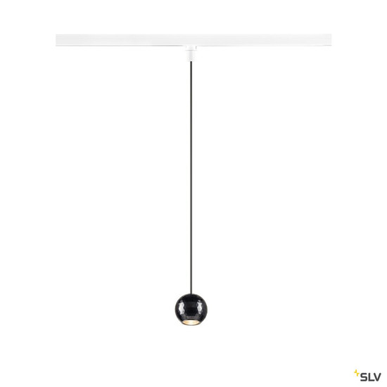 SLV 1010325 DYSKO, 1~ Pendelleuchte, PHASE, Pendellänge 200 cm, 2700K, 36°, weiß / schwarz