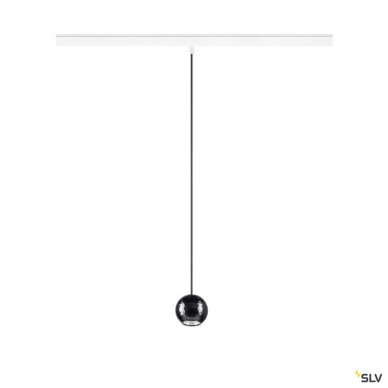 SLV 1010337 DYSKO, 48V Pendelleuchte, DALI, Pendellänge 200 cm, 2700K, 36°, DALI, weiß / schwarz