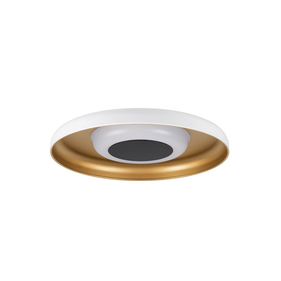 SLV 1010365 MOTUNA, CW, Phase, Wand- und Deckenaufbauleuchte, rund, 2700K, 10W, 130°, weiß / goldfarben