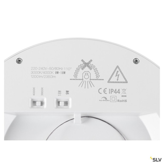 SLV 1010397 DOWNLIGHT VARIO 220 22 830/840 WH ML