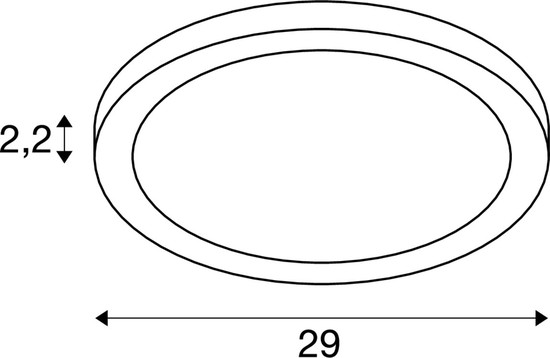 SLV 1010398 DOWNLIGHT VARIO 290 28 830/840 WH ML