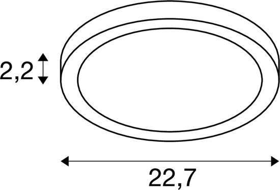 SLV 1010399 DOWNLIGHT VARIO 220 22 830/840 WH ML PIR