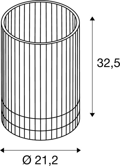 SLV 1010402 WUD TL, E27, Tischleuchte, zylindrisch, 1 x max. 40 W, natur