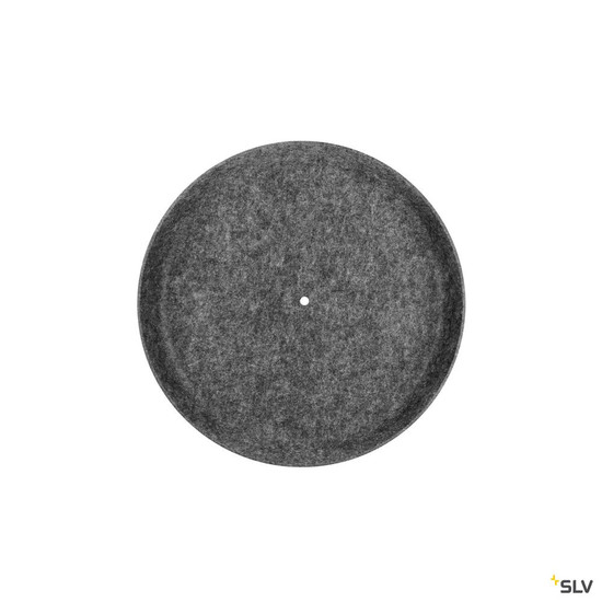 SLV 1010403 GRIP! FLAT, Felt shade Ø50cm x 6,2cm, anthrazit