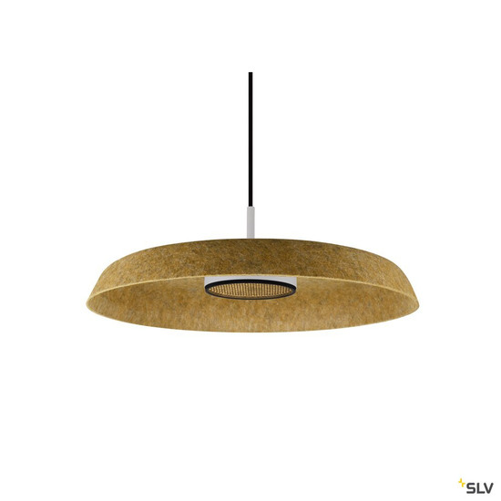 SLV 1010405 GRIP! FLAT, Felt shade Ø50cm x 6,2cm, ocker