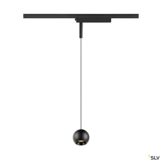 SLV 1010452 LIGHT EYE® 2.0, 1~ Pendelleuchte, Pendellänge 200 cm, 2700 K, 30°,, schwarz