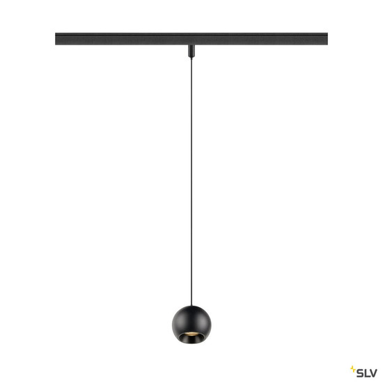 SLV 1010460 LIGHT EYE® 2.0, 48V Pendelleuchte, DALI, Pendellänge 200 cm, 2700K, 30°, schwarz