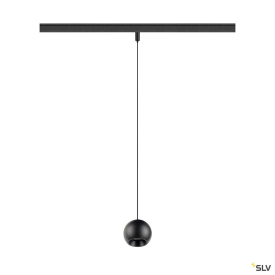 SLV 1010460 LIGHT EYE® 2.0, 48V Pendelleuchte, DALI, Pendellänge 200 cm, 2700K, 30°, schwarz