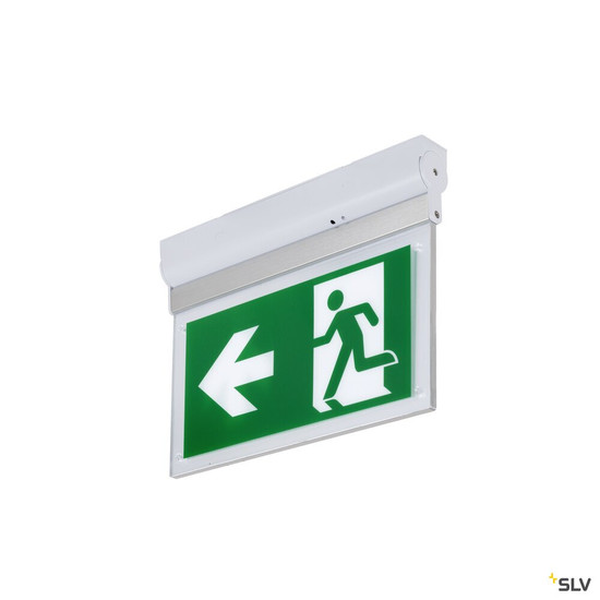 SLV 1010504 P-LIGHT, Wand- und Deckenaufbauleuchte, rechteckig, 6000K, 3 W, weiß / transparent