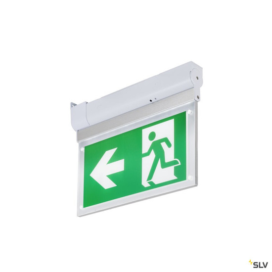 SLV 1010504 P-LIGHT, Wand- und Deckenaufbauleuchte, rechteckig, 6000K, 3 W, weiß / transparent