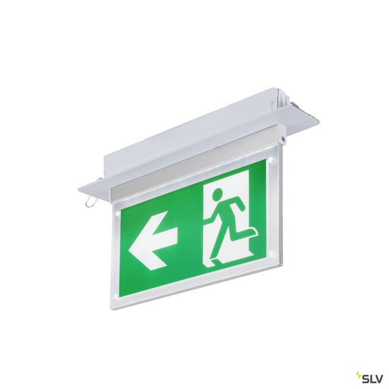 SLV 1010504 P-LIGHT, Wand- und Deckenaufbauleuchte, rechteckig, 6000K, 3 W, weiß / transparent