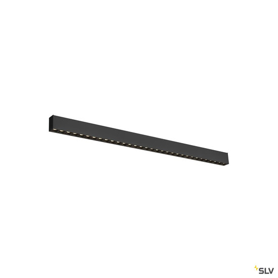 SLV 1010518 GLENOS® PRO, Deckenaufbauleuchte, 1,2m, DALI, UGR19, 3000K, 30 W, 75°, schwarz