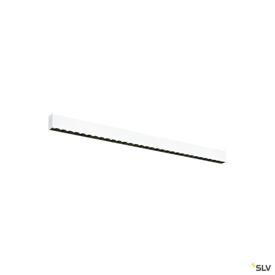 SLV 1010519 GLENOS® PRO, Deckenaufbauleuchte, 1,2m, DALI, UGR19, 4000K, 30 W, 75°, weiß / schwarz