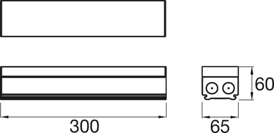 SLV 1010548 EASYLIGHT FIB 300 5 25 BK, Feed in Box 300mm, 5 pole, 2,5mm2 SLVtec