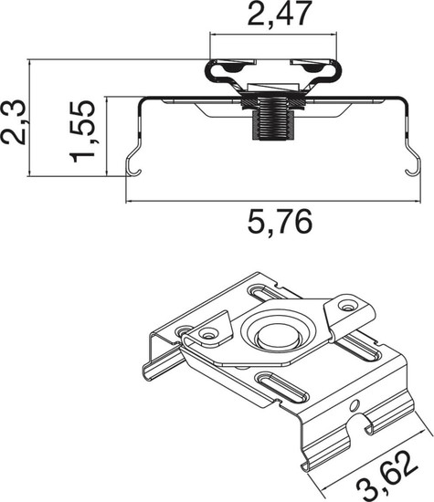 SLV 1010565 EASYLIGHT STM BK, Surface Track mounted SLVtec