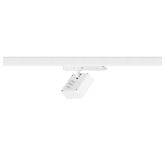 SLV 1010840 EURO CUBE 2 M, 3-Phasen Spot, rechteckig, 3000K, 14W, Phase, 40°, weiß / schwarz