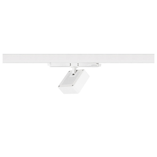 SLV 1010845 EURO CUBE 2 M, 3-Phasen Spot, rechteckig, 4000K, 14W, DALI 2, 40°, weiß / schwarz