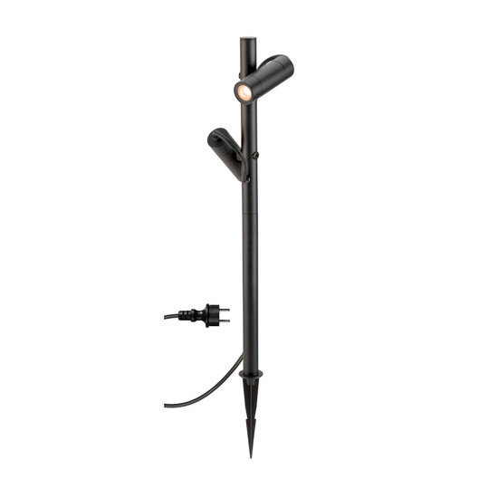 SLV 1011033 HELIA SLIM Pole, double, LED Outdoor Stehleuchte, IP65, 2200K, schwarz