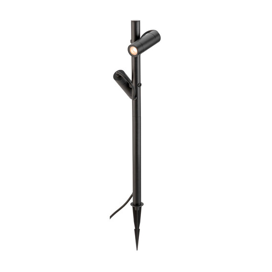 SLV 1011033 HELIA SLIM Pole, double, LED Outdoor Stehleuchte, IP65, 2200K, schwarz