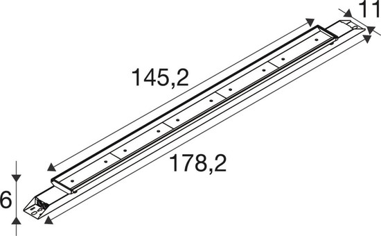 SLV 1011170 BATTEN INDUSTRY C, 1782 130 840 MB ML WH SLVtec