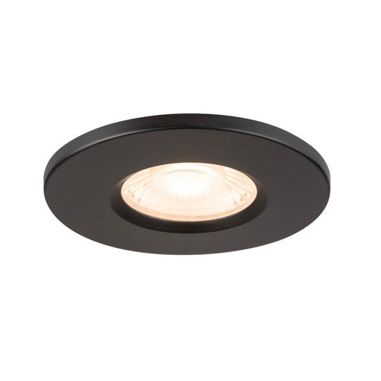 SLV 1011209 UNIVERSAL DOWNLIGHT FIX, Einbauleuchte mit Abdeckung, Phase, 2700/3000/4000/6500K, IP65, schwarz
