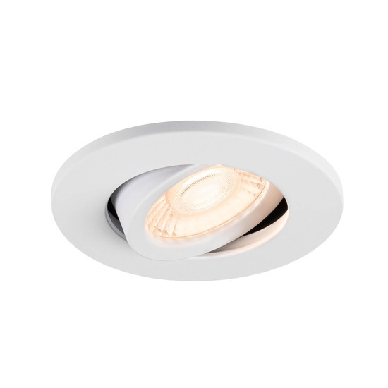 SLV 1011210 UNIVERSAL DOWNLIGHT MOVE, Einbauleuchte mit Abdeckung, Phase, 2700/3000/4000/6500K, IP20, schwenkbar, weiss