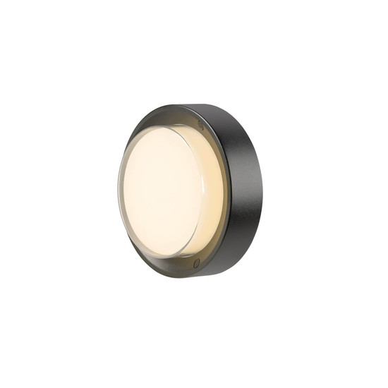 SLV 1011261 AINOS SLIDE WL, Wandaufbauleuchte, rund, Phase, 2700/3000K, 11W, IP65, schwarz