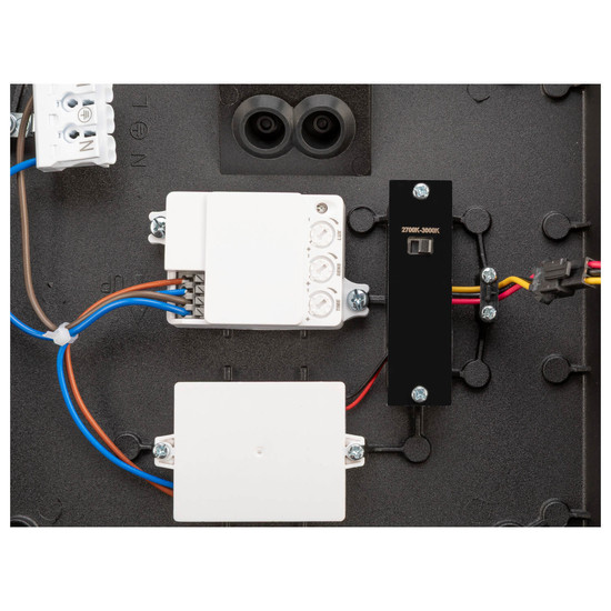 SLV 1011262 AINOS SLIDE WL, Wandaufbauleuchte, eckig, Sensor, 2700/3000K, 11.5W, IP65, schwarz