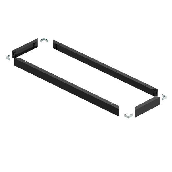SLV 1011272 Surface Mounting Frame, 1200/300 BK SLVtec