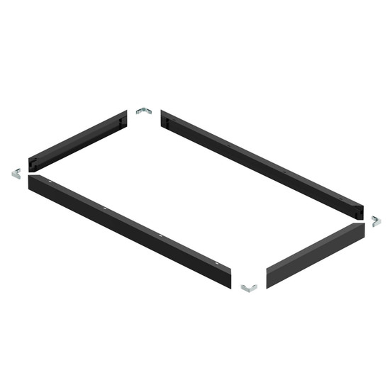 SLV 1011273 Surface Mounting Frame, 1200/600 BK SLVtec