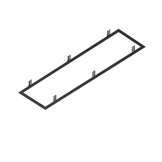 SLV 1011340 Recessed Mounting Frame, 1200/300 BK SLVtec