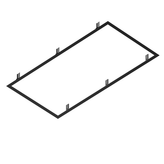 SLV 1011341 Recessed Mounting Frame, 1200/600 BK SLVtec