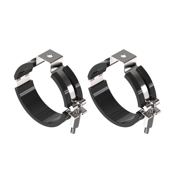 SLV 1011505 TUBULAR P, Surface Mounting Bracket/Rubber 2PCS. SLVtec