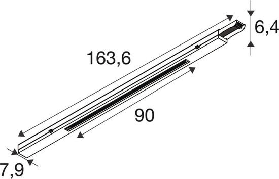 SLV 1011552 EASYLIGHT, 1500 3PH TRACK BK DALI SLVtec