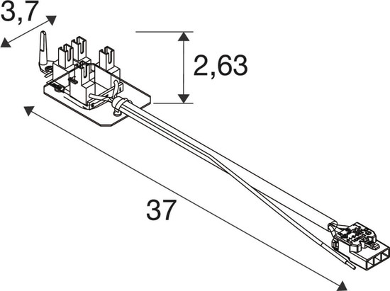 SLV 1011659 RETRO, CON 4P004 Connector 4-Plug EM SLVtec