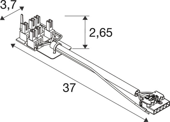 SLV 1011665 RETRO, CON 6P103 Connector 6-Plug EM SLVtec