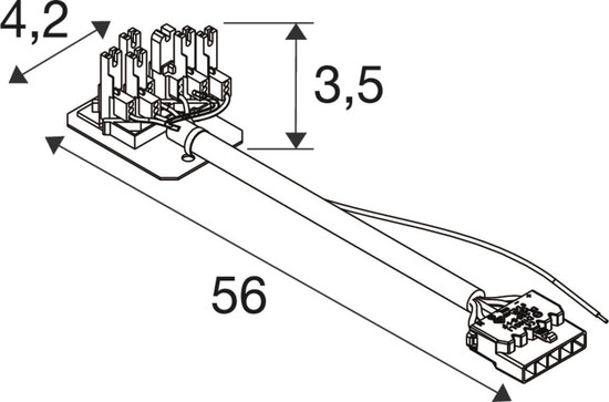 SLV 1011666 RETRO, CON 6P104 Connector 6-Plug EM SLVtec