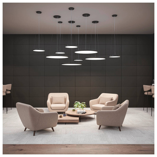 SLV 1011701 MEDO 2 SLIM 30, CL, DALI, Deckenaufbauleuchte, 3000/4000K, 8.6W, 85°, schwarz