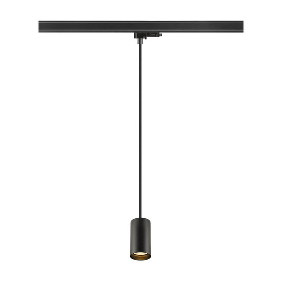SLV 1011715 ENOLA 2.0 M, 3-Phasen Pendelleuchte, Single, QPAR51, schwarz