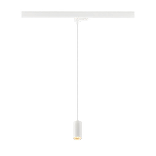 SLV 1011726 ENOLA 2.0 M, 3-Phasen Pendelleuchte, Single, GU10 MINI, PAR11, weiß