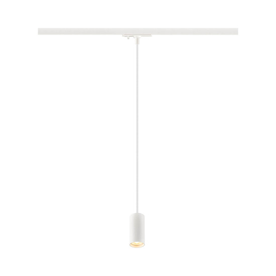 SLV 1011728 ENOLA 2.0 M, 1-Phasen Pendelleuchte, Single, GU10 MINI, PAR11, weiß