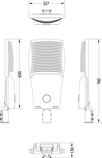 SLV 1011738 STREET A, MAXI 240 740 LENS710 SLVtec