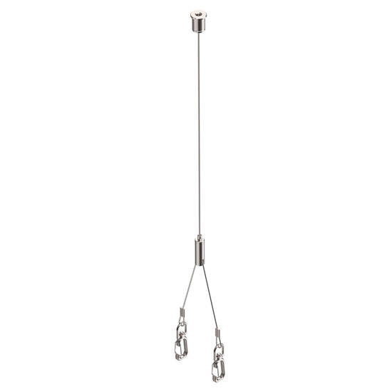 SLV 1011842 BATTEN INDUSTRY C+P, SCK 2000 Steel Cable Suspension Kits 2000MM SLVtec