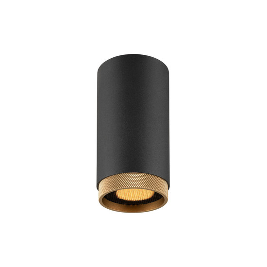 SLV 1011847 GRIP! L, CL, QPAR51, Deckenaufbauleuchte, GU10, schwarz / goldfarben