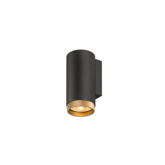 SLV 1011878 GRIP! L, Wandaufbauleuchte, UP OR DOWN, QPAR51, 6W, schwarz