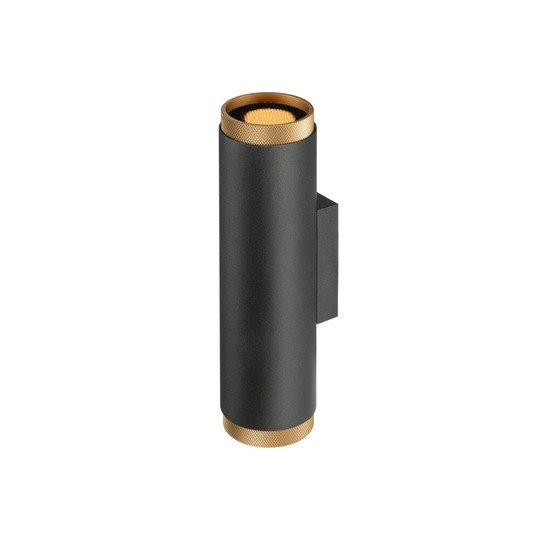 SLV 1011882 GRIP! L, Wandaufbauleuchte, UP/DOWN, QPAR51, 2 x 6W, schwarz