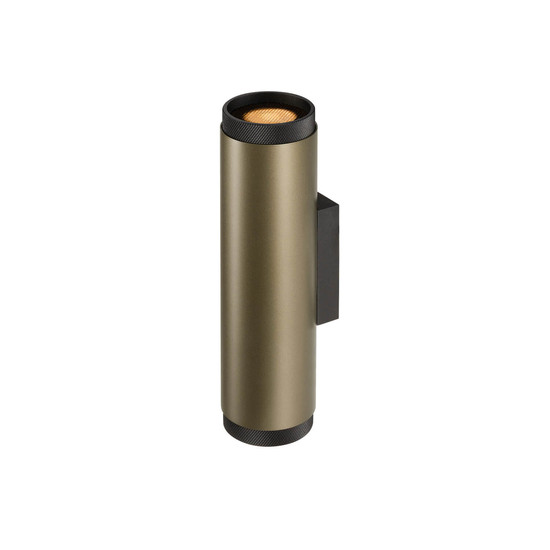 SLV 1011883 GRIP! L, Wandaufbauleuchte, UP/DOWN, QPAR51, 2 x 6W, bronze