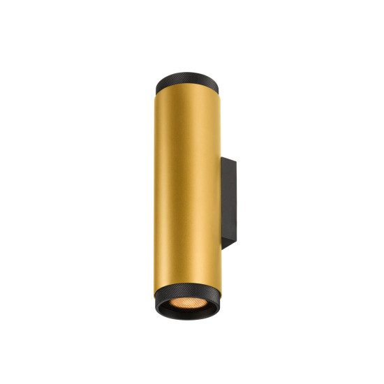 SLV 1011884 GRIP! L, Wandaufbauleuchte, UP/DOWN, QPAR51, 2 x 6W, gold
